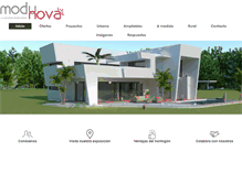 Tablet Screenshot of modunova.com